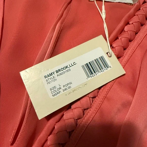 Ramy Brook Peyton V-Neck Tank Top -L- NWT - Picture 6 of 10